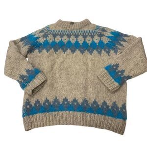 Vintage Thick Knit Wool Sweater